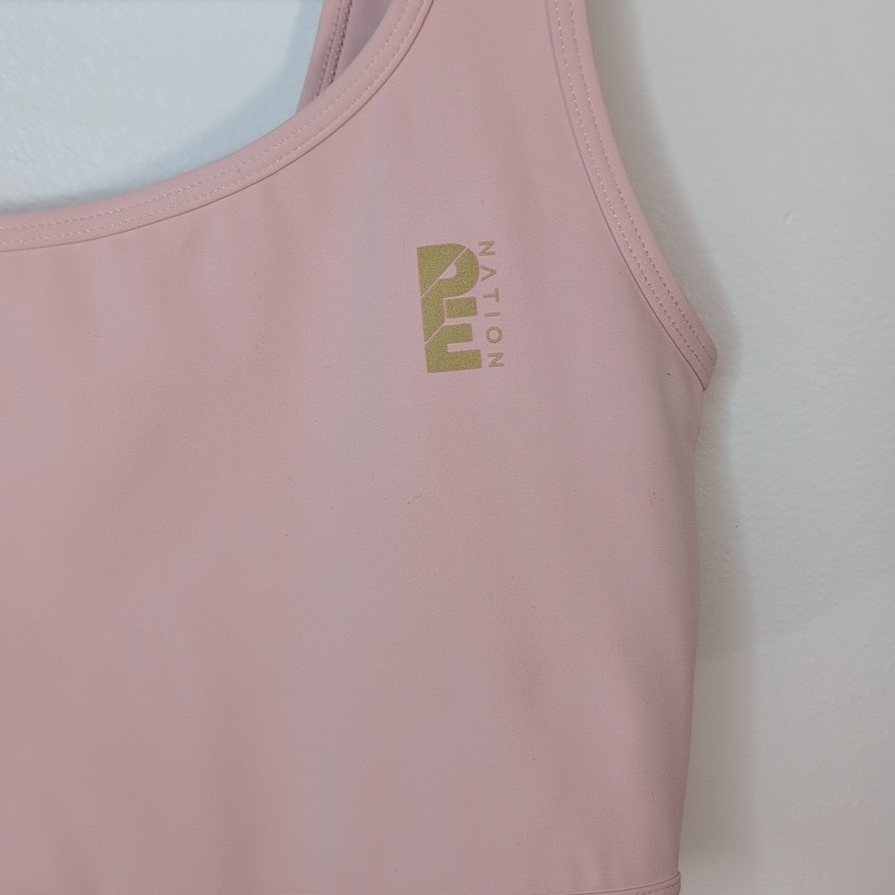 P.E Nation All Around Sports Bra In Candy Medium - Picture 6 of 8